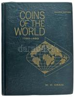 W.D. Craig: Coins of The World 1750-1850. Racine, Wisconsin, USA, 1971 (A világ érméi 1750-1850 - angol nyelvű). Használt állapotban