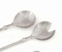 Art Deco tálaló készlet. Fém, jelzés nélkül 16-26 cm