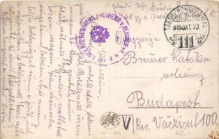 1915 Nächtliche Schleichpatrouille / Kúszó előőrs éjjel / WWI Austro-Hungarian K.u.K. military, sold...