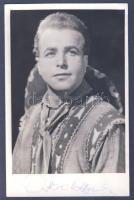 Oszvald Gyula színész, operaénekes dedikált fotó 9x13 cm