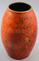 Tófej váza. Jelzés nélkül, kis kopással, m: 20 cm