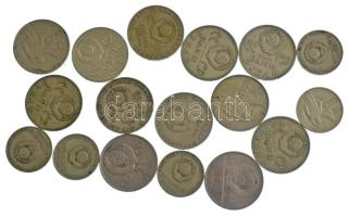 Szovjetunió 1965-1980. 1R Ni-sárgaréz forgalmi emlékérme (12db, 5xklf) + 1967. 50k Ni-sárgaréz (5x) "Októberi Forradalom" forgalmi emlékérme T:VF, patina Soviet Union 1965-1980. 1 Rouble Ni-brass circulating commemorative coin (12pcs, 5xdiff) + 1967. 50 Kopecks Ni-brass (5x) "October Revolution" circulating commemorative coin C:VF, patina