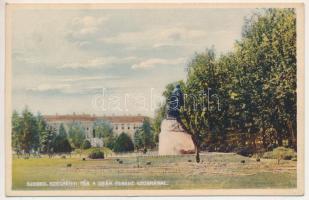 1929 Szeged, Széchenyi tér, Deák Ferenc szobor (EK)