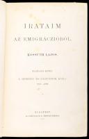 Kossuth Lajos: Irataim az emigráczióból III. kötet. A remény és a csapások kora 1860-1862 Sajtó alá ...