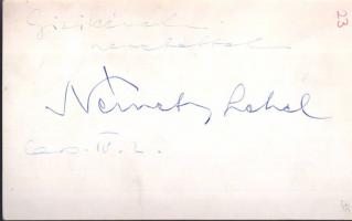 Németh Lehel táncdalénekes dedikált fotó 9x13 cm