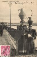 Coimbra bridge with folkwear