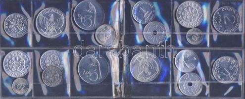 Indonézia 1955-1971. 5s-5R (2x) össz. 18db (9 klf) T:1,2