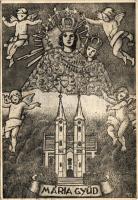 1949 Máriagyűd (Siklós), kegyhely jubileuma 1148-1948, záróünnepségek + So. Stpl. (EK)