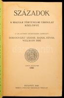 Századok. A Magyar Történelmi Társulat közlönye. Szerk.: Domanovszky Sándor. 1942. évi (LXXVI.) évf....