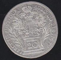 Ausztria 1763. 20Kr Ag M.Theresia T:3+/3