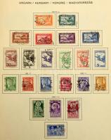 1871-1944 Szépen gondozott gyűjtemény sok jobb kiadással Schaubek előnyomott albumban. Magas katalóg...