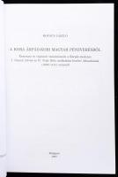 Kovács László: A kora Árpád-kori pénzverésről. Érmetani és régészeti tanulmányok a Kárpát-medence I....