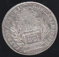 1763KB 20Kr Ag M.Theresia T:2/2- juszt