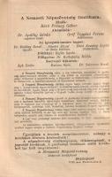 A Nemzeti Népszövetség közlönye. II. évfolyam, 3. szám. (1914. március.)
(Budapest), 1914. Nemzeti ...