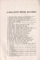 [Kiállítási katalógus] A Képzőművészek Uj Társasága (KUT) kiállításának képes katalógusa. Nemzeti Sz...