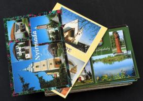 100 db MODERN magyarországi város képeslap, vegyes minőségben / 100 modern Hungarian town postcards in mixed quality