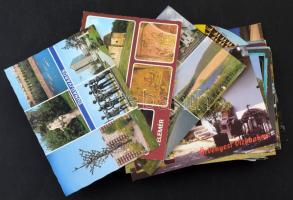 74 db MODERN magyarországi város képeslap, vegyes minőségben / 74 modern Hungarian town postcards in mixed quality
