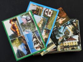 100 db MODERN magyarországi város képeslap, vegyes minőségben / 100 modern Hungarian town postcards ...