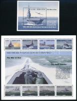 The 50th anniversary of the end of the WW2 in Europe mini sheet + block A második világháború befeje...