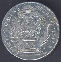 Ausztria 1765B FEVM-D(1771) 20Kr Ag I.Ferenc posthumus kiadás T:2-/3+