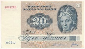 Dánia 1979(1972) 20K T:F, szép papír Denmark 1979(1972) 20 Kroner C:F, fine paper Krause P#49a