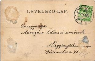 1914 Kolozsvár, Cluj; Mátyás király szobor avatása (?), ünnepség / statue, ceremony. photo (EM)