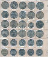 Japán ~1975-1998. 30db vegyes Cu-Ni emlékpénz klf névértékekkel T:AU
Japan ~1975-1998. 30pcs of mix...