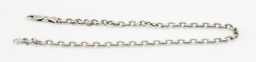 Ezüst(Ag) ankerszemes bokalánc, jelzett, h: 24 cm, nettó: 5,1 g