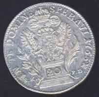 Ausztria 1765B M-SK-PD(1779) 20Kr Ag I.Ferenc posthumus kiadás T:2/2- juszt