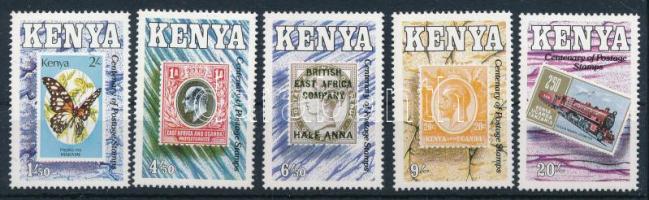 100th anniversary of the first postage stamp issue of British East Africa set, A brit Kelet-Afrika első postabélyeg-kibocsátásának 100. évfordulója sor