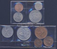 Falkland-szigetek 1974. 1/2p-10p + Trinidad és Tobago 1966-71. 1c-50c össz. 9 klf db T:1,2