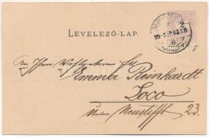 1899 (Vorläufer) Nagyszeben, Hermannstadt, Sibiu; Denkmal des Bischofs G. D. Teutsch geb. 12/XII. 18...