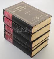 Csánki Dezső: Magyarország történelmi földrajza a Hunyadiak korában I-V. köt. Bp., 1985, ÁKV, XII+4+788+6 p.; VIII+860+6 p.;10+696+6 p.;4+415+5 p.+1 (Trencsén vármegye a Hunyadiak korában, kihajtható térkép) t.; VII+1+971+5 p. Az 1890-1941 között kiadott könyvsorozat reprint kiadása. Kiadói aranyozott egészműbőr-kötések, jó állapotban.