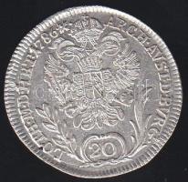 Ausztria/magyar verdejel 1786B 20Kr Ag II.József T:2/2-