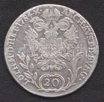 Ausztria/magyar verdejel 1784B 20Kr Ag II.József T:3/3+