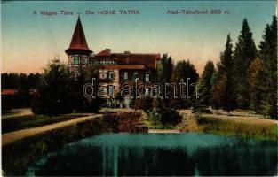 Alsótátrafüred, Tátrafüred, Unter-Schmecks, Dolny Smokovec (Magas-Tátra, Vysoké Tatry); villa (ázott / wet damage)