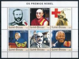 Nobel Békedíjasok kisív Nobel Peace Prize winners mini sheet