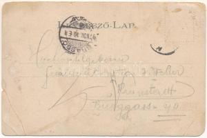 1897 (Vorläufer!) Kőhalom, Reps, Rupea; Burg / vár, Fő tér / castle, main square. Hans Gross Art Nou...