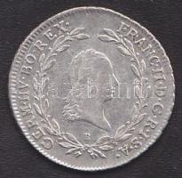 Ausztria/magyar verdejel 1793B 20Kr Ag II.Ferenc T:2/3+