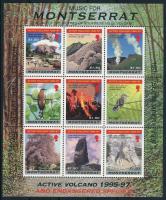 Volcanic eruption of Soufriére Hills mini sheet, A Soufriére Hills vulkán kitörése kisív
