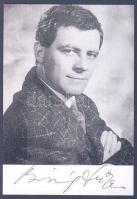 Bárány Gyula színész dedikált fotó 9x13 cm