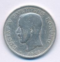 Svédország 1926W 1Kr Ag "V. Gusztáv" T:F Sweden 1926W 1 Krona Ag "Gustaf V" C:F Krause KM#786.2
