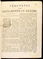 Staidel, Bonaventura: Theologia moralis universa Tom 3. 1-2. Eger, 1780. Typ Scholae Episcopalis. 31...
