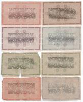 1946. 50.000AP-100.000.000AP (8x, ebből 8xklf) T:F-G