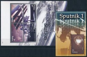 Space research set in pairs + block, Űrkutatás sor párban + blokk