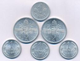 1941-1944. 1P Al (3xklf) + 1945. 5P Al (2x) + 1946. 1Ft Al T:AU-F