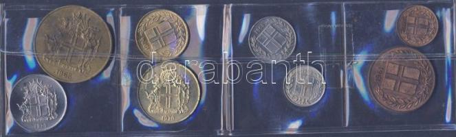 Izland 1958-74. 1a-5K össz. 8 klf db T:1,2+