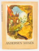 [Andersen, Hans Christian] J. Ch. Andersen: Mesék. Ford. és átdolgozta: Rab Zsuzsa. J. M. Szancer rajzaival. Warszawa, 1959, Nasza Ksiegarnia, 149+(3) p.+ 7 (kétoldalas, színes) t. Szövegközti és egészoldalas illusztrációkkal. Kiadói félvászon-kötés, kissé foltos borítóval, kissé sérült, foltos kiadói papír védőborítóban.