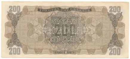 Görögország / Német megszállás 1944. 200.000.000Dr T:VF Greece / German Occupation 1944. 200.000.000...