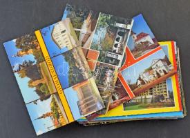 Kb. 100 db MODERN magyarországi színes város képeslap vegyes minőségben / Cca. 100 modern coloured Hungarian town postcards in mixed quality